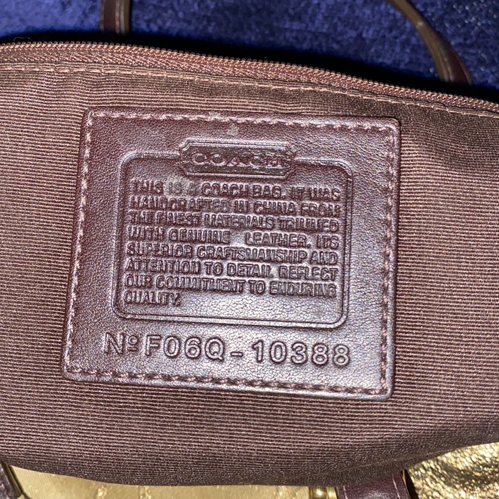 Authentic Coach Bag - Picture 6 of 10